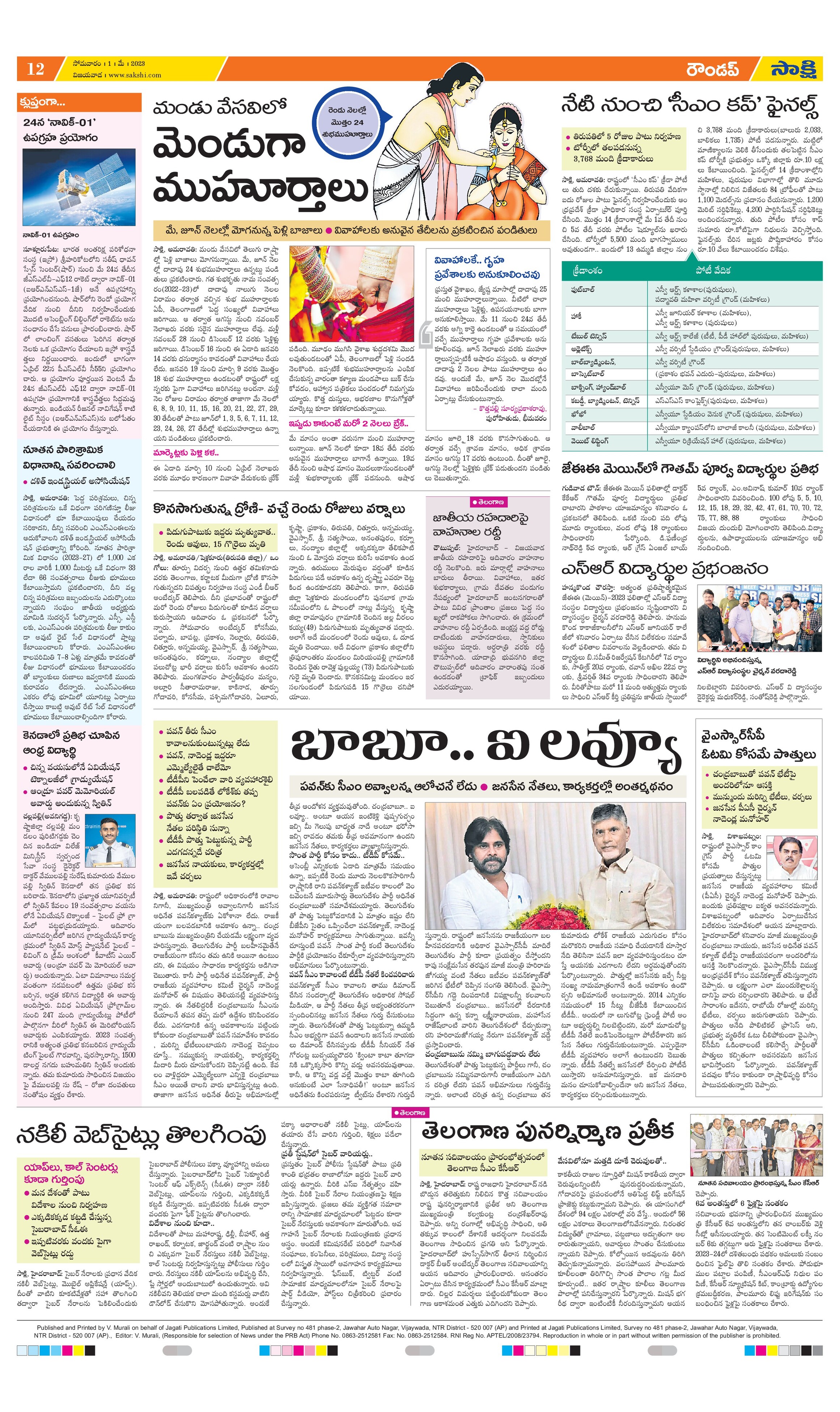 Sakshi daily news fashion paper ap